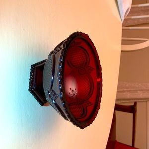 Avon Ruby Red cape Cod Candy Dish.
